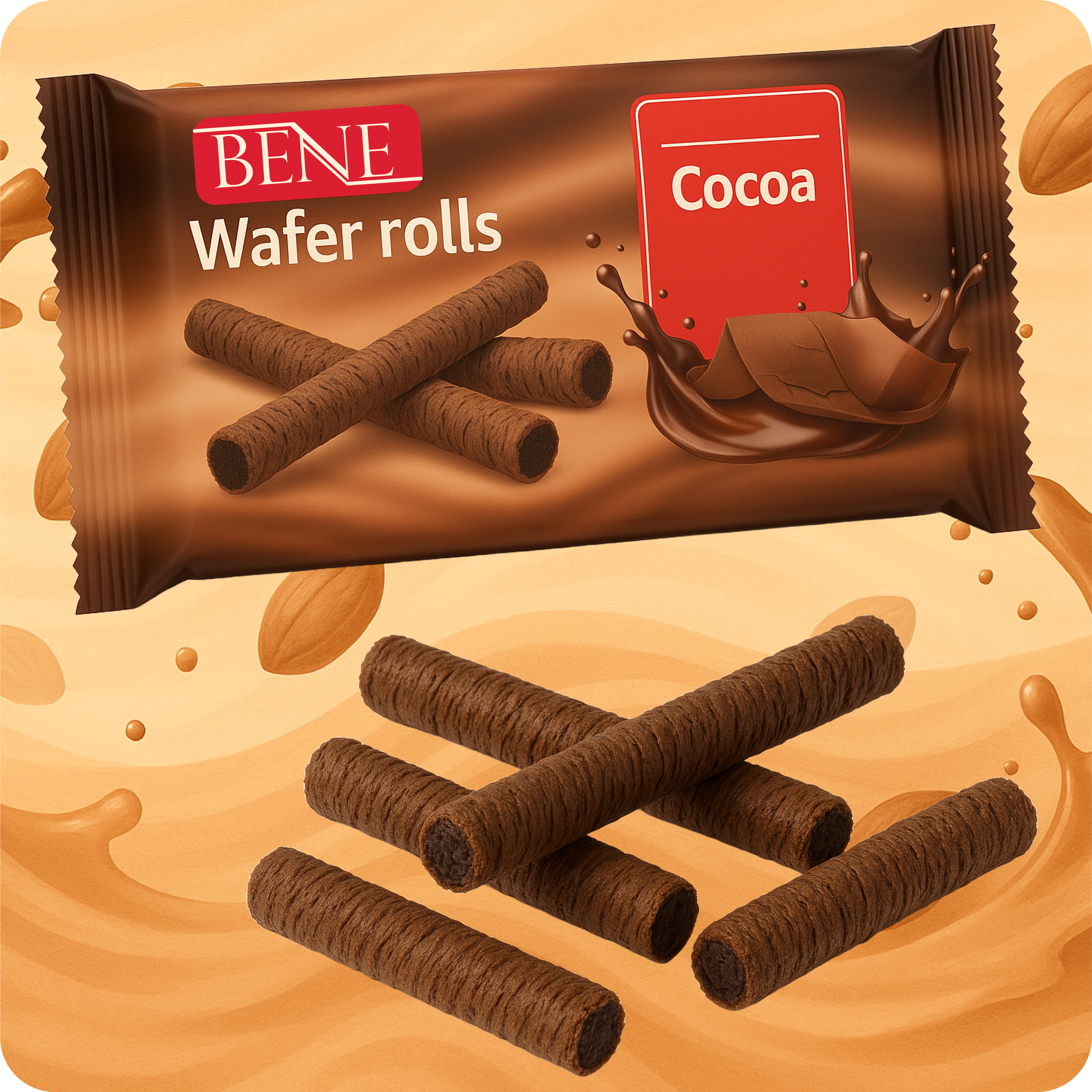 Wafer Rolls Cocoa